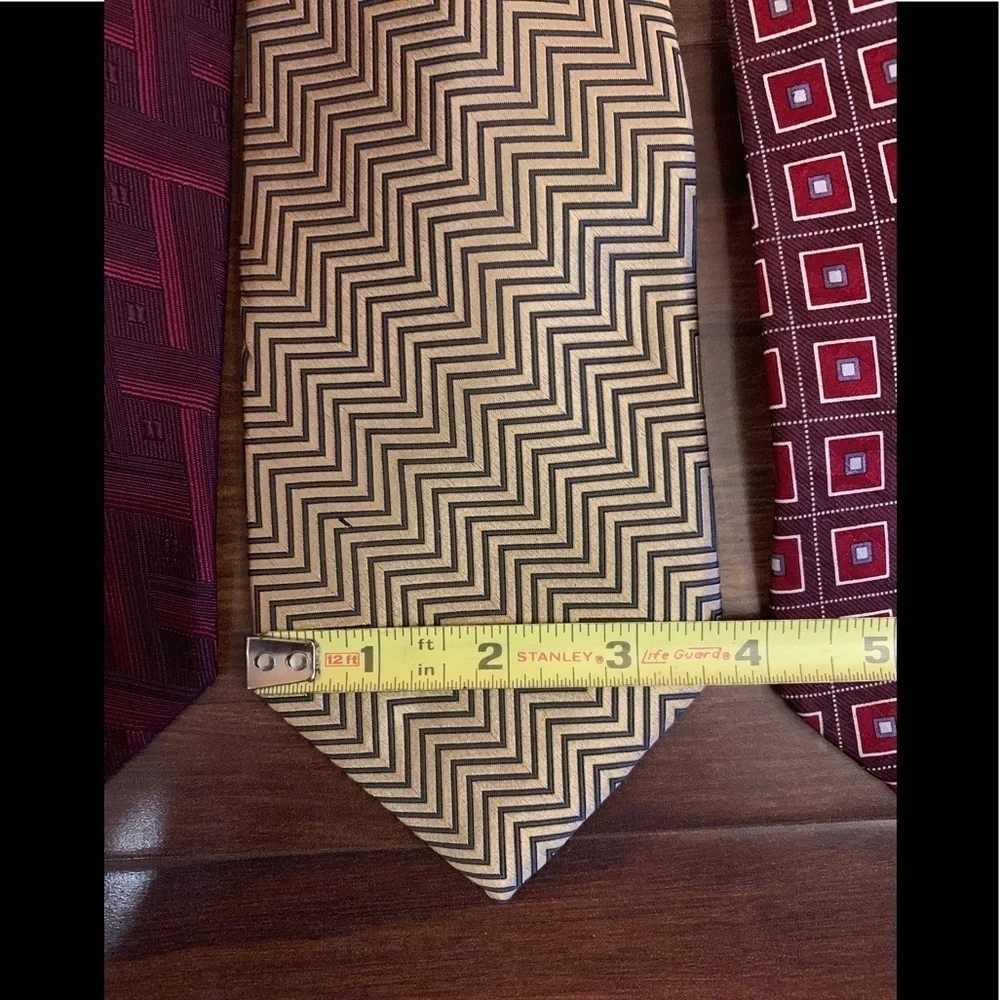 BUNDLE of 3 CARLOS DEVENEZIA Silk Handmade Neckties